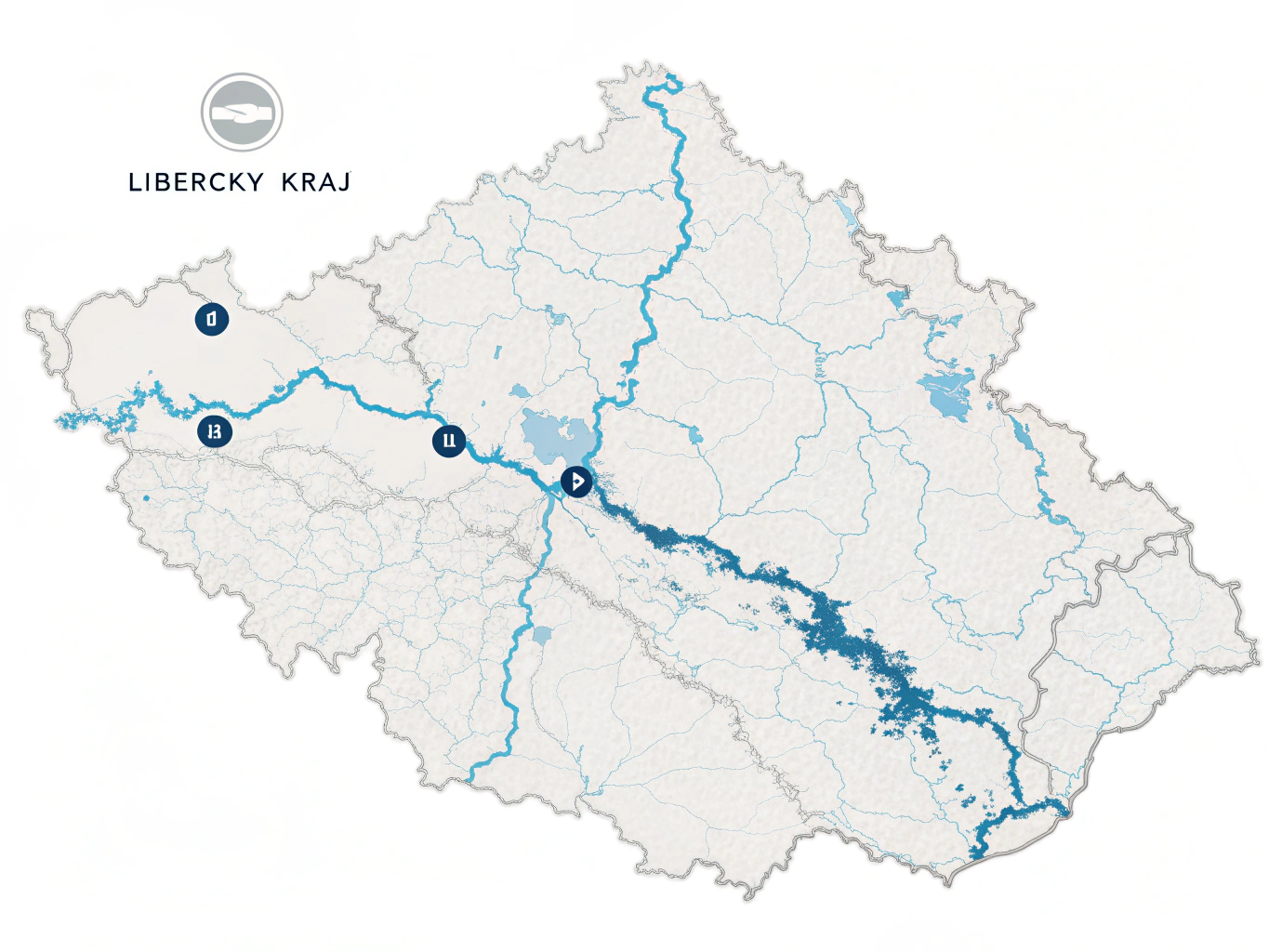 Mapa mýtných silnic v České republice